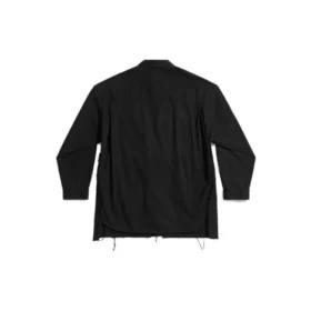 23SS Ασύμμετρο αποδομημένο πουκάμισο «Black» 720102TNP041000