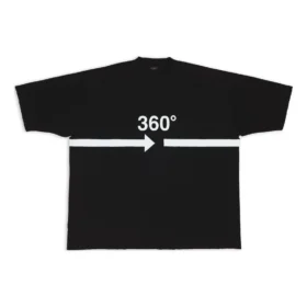 360 Tubular T-Shirt Oversized «Μαύρο» 720501TNVD51070