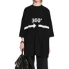 360 Tubular T-Shirt Oversized «Μαύρο» 720501TNVD51070