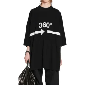360 Tubular T-Shirt Oversized «Μαύρο» 720501TNVD51070