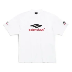 3b Αθλητικό T-shirt με εικονίδιο «White Black Red» 764235TPVD79065