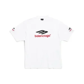 3b Αθλητικό T-shirt με εικονίδιο «White Black Red» 764235TPVD79065