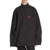3B Sports Icon Φούτερ με φερμουάρ “Black Red” 720158TKO481000