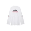 3B Sports Icon Μπλούζα με μακριά μανίκια Oversized “Λευκό Μαύρο Κόκκινο” 720250TPVD79065