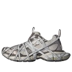 3XL Extreme Lace Sneakers “Καφέ Γκρι Μπεζ Πλέγμα και Πολυουρεθάνη” 778698W3XLL2097