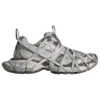 3XL Extreme Lace Sneakers “Καφέ Γκρι Μπεζ Πλέγμα και Πολυουρεθάνη” 778698W3XLL2097