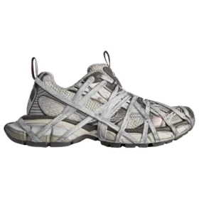 3XL Extreme Lace Sneakers “Καφέ Γκρι Μπεζ Πλέγμα και Πολυουρεθάνη” 778698W3XLL2097