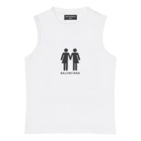 Αμάνικο μπλουζάκι Pride 22 «White Black» 698102TMVO40904