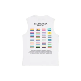 Αμάνικο μπλουζάκι Pride 22 «White Black» 698102TMVO40904