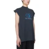 Αμάνικο T-shirt για σέρφερ «Black Blue» 767844TPVM31412