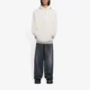 Ανδρικά Balenciaga FW21 με τύπωμα αλφαβήτου και λογότυπο, με κουκούλα και μακριά μανίκια, κρεμώδες λευκό 570811TIV552970