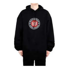 Ανδρικά Balenciaga Μαύρα με τύπωμα σλόγκαν Μαύρα 641679TJV771000