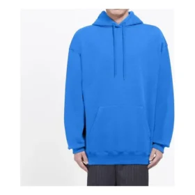 Ανδρικά Balenciaga με λογότυπο στην πλάτη και αλφαβητική εκτύπωση, μπλε 570811THV798077
