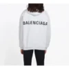 Ανδρικά Balenciaga με μεγάλο λογότυπο στην πλάτη, μονόχρωμη εκτύπωση, λευκά 508184TYK549000