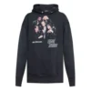 Ανδρικά Balenciaga Speedhunters Boysband με τύπωμα, με κουκούλα και μακριά μανίκια, Ναυτικό Μπλε 541873TCV371055