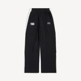 Ανδρικά φαρδιά παντελόνια φόρμας Balenciaga | NBA Collaboration σε μαύρο/λευκό