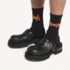 Ανδρικά Mules Venom σε μαύρο χρώμα