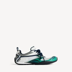 Ανδρικά πάνινα Sneakers Radar Gradient Lines σε ανοιχτό γκρι/πράσινο/μαύρο