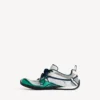 Ανδρικά πάνινα Sneakers Radar Gradient Lines σε ανοιχτό γκρι/πράσινο/μαύρο