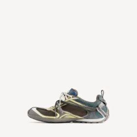 Ανδρικά πάνινα Sneakers Radar Gradient Lines σε καφέ/μπλε/κίτρινο/γκρι
