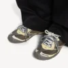 Ανδρικά πάνινα Sneakers Radar Gradient Lines σε καφέ/μπλε/κίτρινο/γκρι
