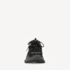 Ανδρικά πάνινα Sneakers «Triple S» με διαφανή σόλα σε μαύρο χρώμα