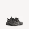 Ανδρικά πάνινα Sneakers Triple S σε μαύρο χρώμα
