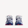 Ανδρικά Runner Sneakers με χρωματική διαβάθμιση σε μπλε ναυτικό/κόκκινο/γκρι