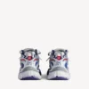 Ανδρικά Runner Sneakers με χρωματική διαβάθμιση σε μπλε ναυτικό/κόκκινο/γκρι