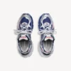 Ανδρικά Runner Sneakers με χρωματική διαβάθμιση σε μπλε ναυτικό/κόκκινο/γκρι