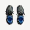 Ανδρικά Runner Sneakers με πλέγμα σε διαβαθμισμένη απόχρωση σε μαύρο/μπλε/γκρι