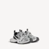 Ανδρικά Sneakers 3XL με χρωματική διαβάθμιση σε μαύρο/γκρι/λευκό