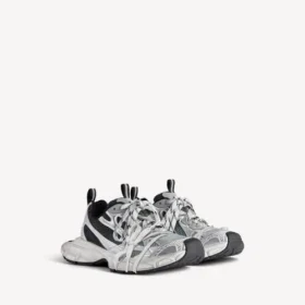 Ανδρικά Sneakers 3XL με χρωματική διαβάθμιση σε μαύρο/γκρι/λευκό