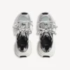 Ανδρικά Sneakers 3XL με χρωματική διαβάθμιση σε μαύρο/γκρι/λευκό