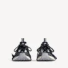 Ανδρικά Sneakers 3XL με διαιρεμένο λογότυπο σε χρώματα κελύφους αυγού/κόκκινο/ναυτικό μπλε