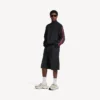 Ανδρικά Sneakers 3XL με διακοσμητικά στοιχεία σε λευκό/κίτρινο/ασημί/μαύρο