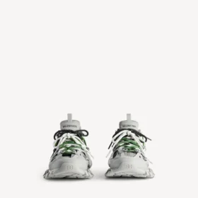 Ανδρικά Sneakers με κορδόνια για τρέξιμο σε γκρι/κίτρινο/λευκό/ναυτικό μπλε