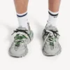 Ανδρικά Sneakers με κορδόνια για τρέξιμο σε γκρι/κίτρινο/λευκό/ναυτικό μπλε