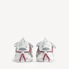 Ανδρικά Sneakers με κορδόνια για τρέξιμο σε λευκό/κόκκινο/γκρι/μαύρο