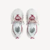 Ανδρικά Sneakers με κορδόνια για τρέξιμο σε λευκό/κόκκινο/γκρι/μαύρο