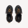 Ανδρικά Sneakers με κορδόνια για τρέξιμο σε μαύρο/πορτοκαλί