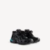 Ανδρικά Sneakers με LED σε μαύρο χρώμα
