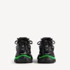 Ανδρικά Sneakers με LED σε μαύρο χρώμα