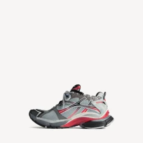 Ανδρικά Sneakers με ντεγκραντέ σε γκρι/κόκκινο/μαύρο