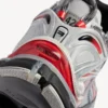 Ανδρικά Sneakers με ντεγκραντέ σε γκρι/κόκκινο/μαύρο