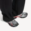Ανδρικά Sneakers με ντεγκραντέ σε γκρι/κόκκινο/μαύρο