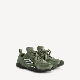 Ανδρικά Sneakers Monday Ultra σε χρώματα χακί/λευκό/μαύρο