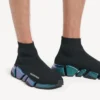 Ανδρικά Sneakers Speed 2.0 με ιριδίζον φινίρισμα σε μαύρο χρώμα
