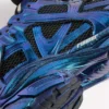 Ανδρικά Sneakers τρεξίματος με ιριδίζον φινίρισμα σε μπλε χρώμα