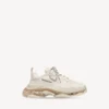 Ανδρικά Sneakers Triple S με διαφανή σόλα σε λευκό χρώμα